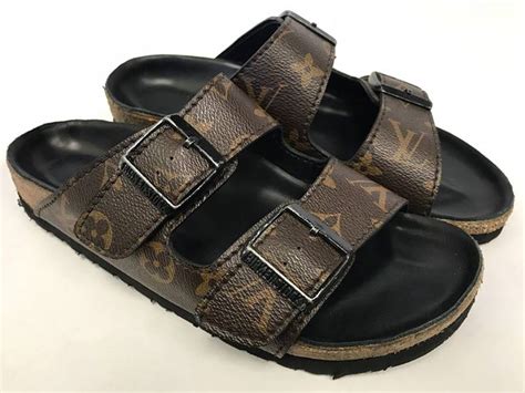 louis vuitton birkenstock|Louis Vuitton Birkenstock style sandals.